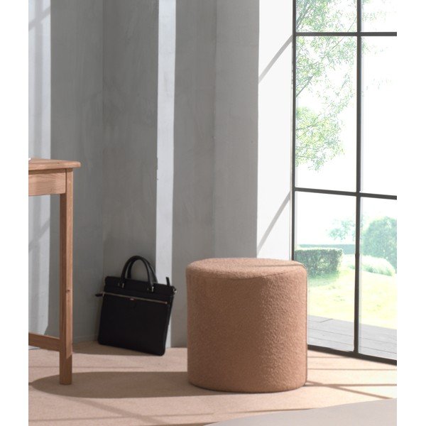 Кафяв детски пуф от букле Forrest – Vipack-image-1