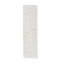 Ръчно изработена вълнена пътека в цвят слонова кост 60x230 cm Zen Garden – Flair Rugs