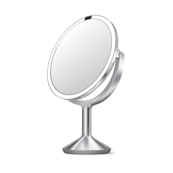 Козметично огледало със светлина/увеличително (5x) ø 25 cm Sensor Trio Max – simplehuman-image-4