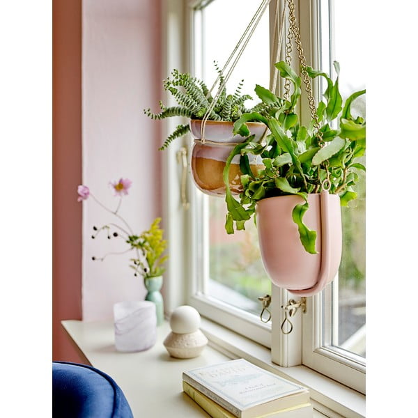 Метална висяща поставка за саксия Kati - Bloomingville-image-2