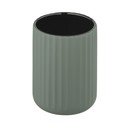 Зелена керамична чаша за четки за зъби Belluno - Wenko