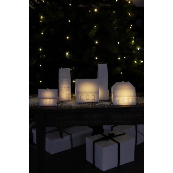 Бяла светлинна декорация на батерии Copenhagen City Church – Sirius-image-1