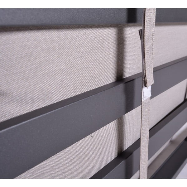 Метален градински комплект в черно и бежово за 8 души Portland - Rojaplast-image-3