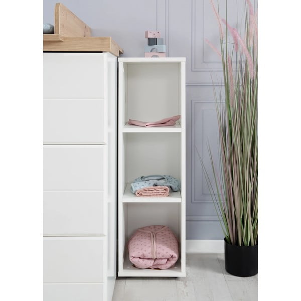 Бял детски шкаф за книги 27x88 cm - Roba-image-1