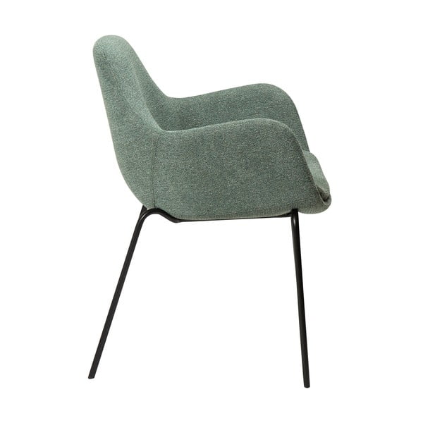 Светлозелен стол от плат букле Zimmer – DAN-FORM Denmark-image-2