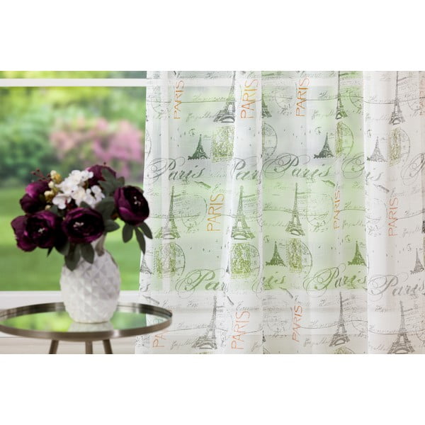 Бяло-сива завеса 140x245 cm Tour - Mendola Fabrics