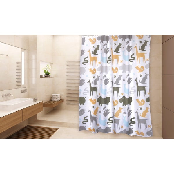 Завеса за душ 180x200 cm Noe – MSV-image-2