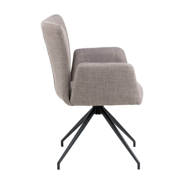 Сиви тапицирани трапезни столове в комплект 2 бр. Laura – Actona-image-4