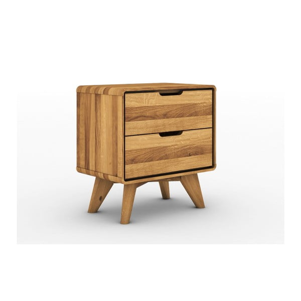 Нощно шкафче от дъбова дървесина Greg - The Beds