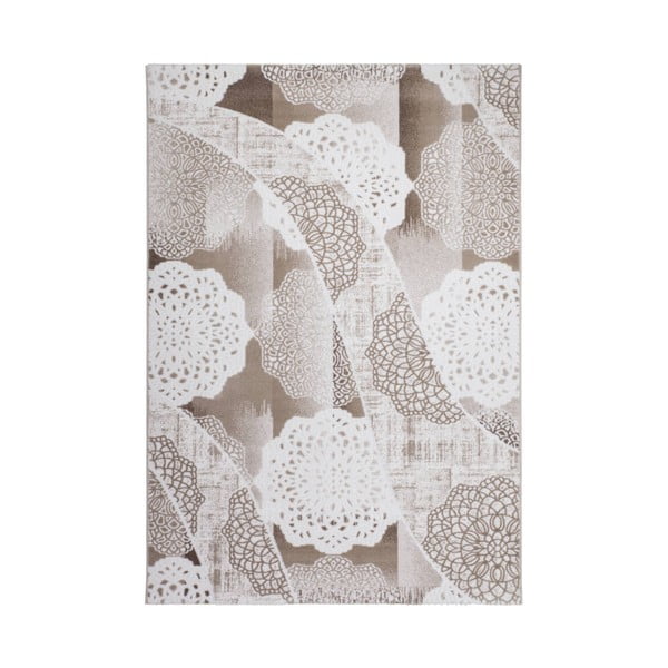 Hnědý koberec Kayoom Lace, 80 x 300 cm