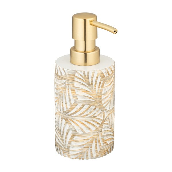 Бежов диспенсер за сапун от полирезин 490 ml Terralba – Wenko-image-1