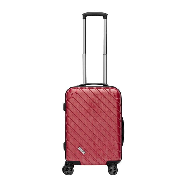 Červený cestovní kufr Packenger Atlantico, 36 l