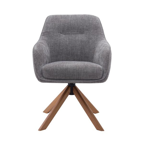 Сиви тапицирани трапезни столове в комплект 2 бр. Avola – Unique Furniture-image-4