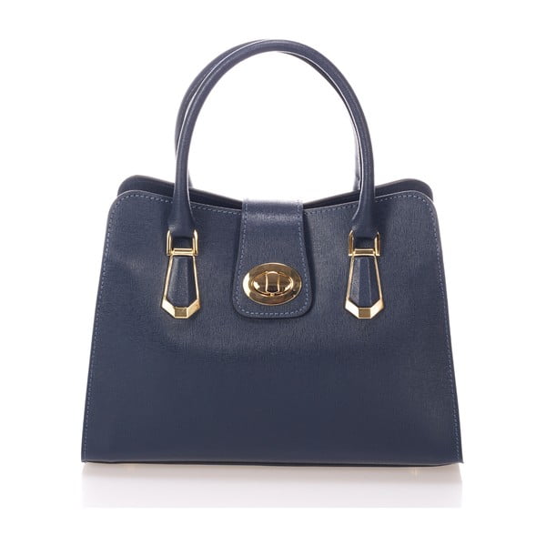 Modrá kožená kabelka Lisa Minardi Dulcia