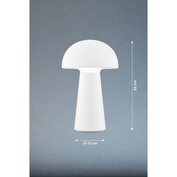 Бяла LED настолна лампа със сензор за движение (височина 22 см) Viga - Fischer & Honsel-image-2