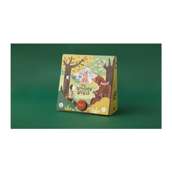 Комплект от 10 дървени фигури Дървена гора - Londji-image-2