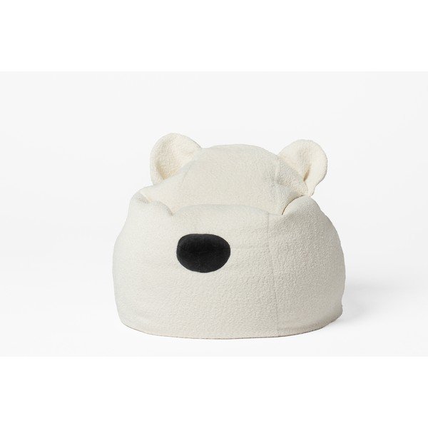 Кремав детски пуф Bear – The Brooklyn Kids-image-1