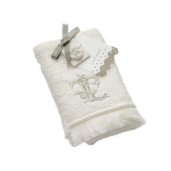 Osuška s monogramem T, 30x50 cm