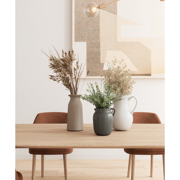 Бяла керамична ръчно изработена ваза (височина 30 см) Harmonia - Artevasi-image-3