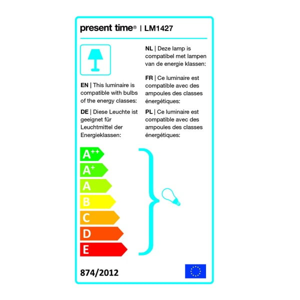 Bílé závěsné svítidlo s detaily v měděné barvě Leitmotiv Mingle, ⌀ 26,5 cm-image-4