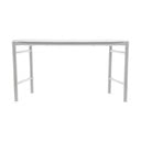 Светлосива градинска пейка метална Disc – Zone