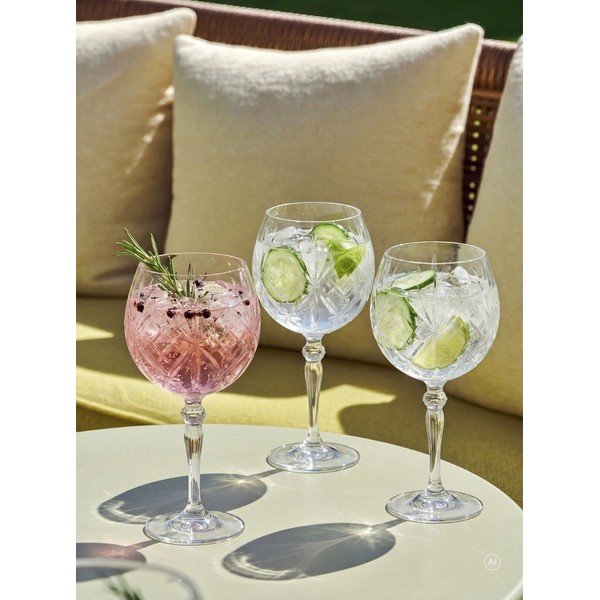 Чаши в комплект 4 бр. за джин 650 ml Melodia – Lyngby Glas-image-2
