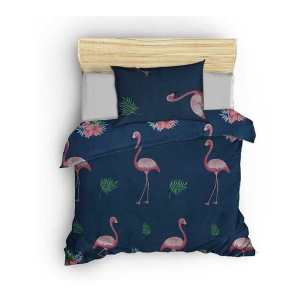 Тъмносиньо-розово единично  детско спално бельо 140x200 cm Big Filamin – Mijolnir