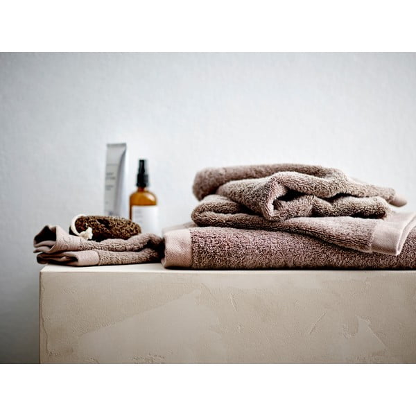 Кафява памучна кърпа от тери 30x30 cm Comfort – Södahl-image-1