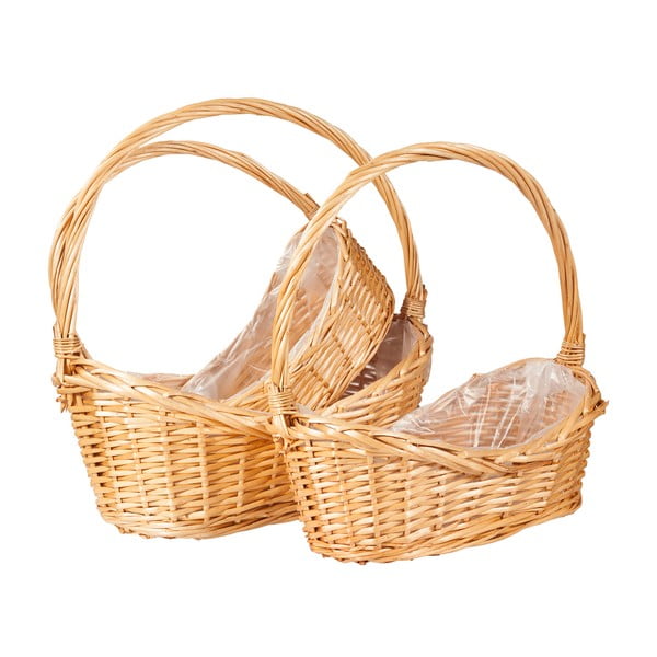 Комплект от 3 плетени кошници Josie - Unknown