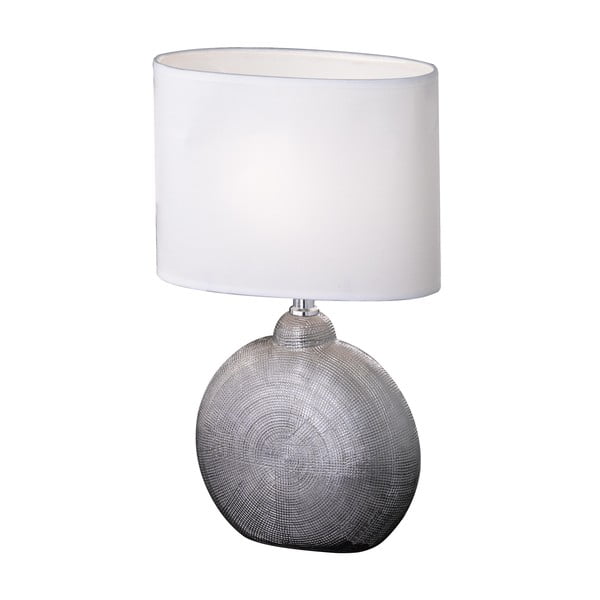 Бяла настолна лампа Foro, височина 36 cm - Fischer & Honsel