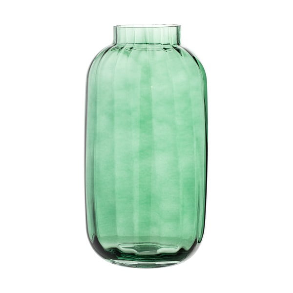 Зелена стъклена ваза Amy - Bloomingville