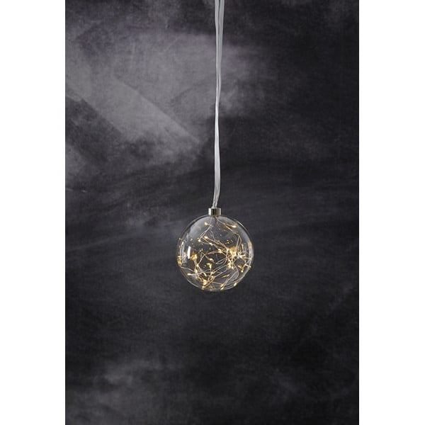 Бяла коледна светлинна украса ø 15 cm Glow – Star Trading-image-2