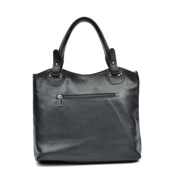Kožená kabelka Luisa Vannini Elegant Nero-image-1