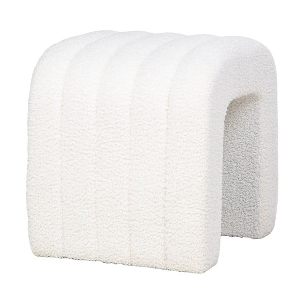 Бяла табуретка от букле Colma – House Nordic-image-2