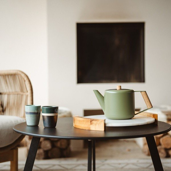 Зелен чайник от неръждаема стомана 1,1 l Duet Boston – Bredemeijer-image-1