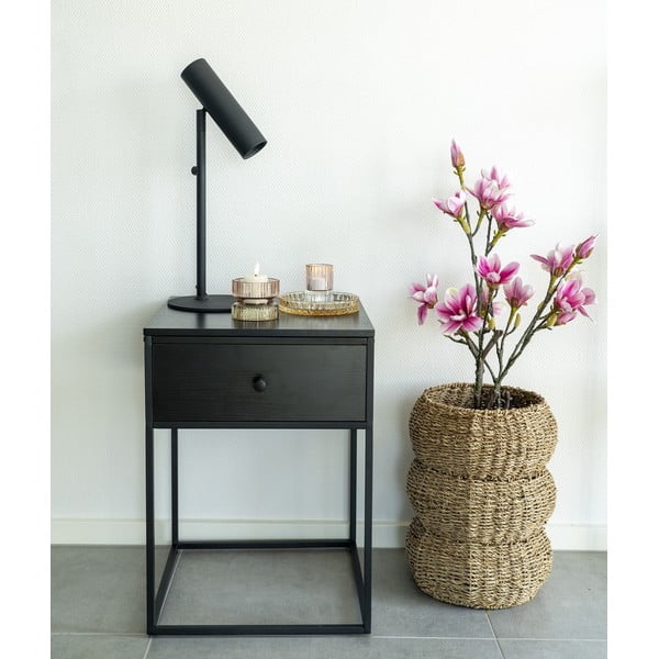 Черно нощно шкафче Vita – House Nordic-image-1