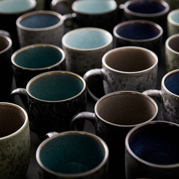 Черни/тъмносини керамични чаши в комплект 4 бр. 300 ml Gastro Black/Mix – Bitz-image-3