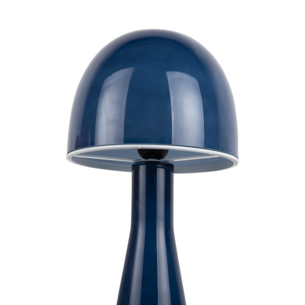 Тъмносиня настолна лампа със стъклен абажур (височина 45 cm) Bombin – Leitmotiv-image-2