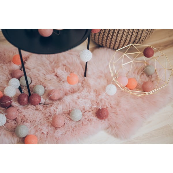 Бежова светлинна верига с LED крушки , 30 лампички - LUKKA-image-2