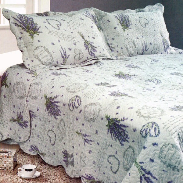 Комплект от покривка за двойно легло и 2 калъфки за възглавници Menzo, 230 x 250 cm - Dakls