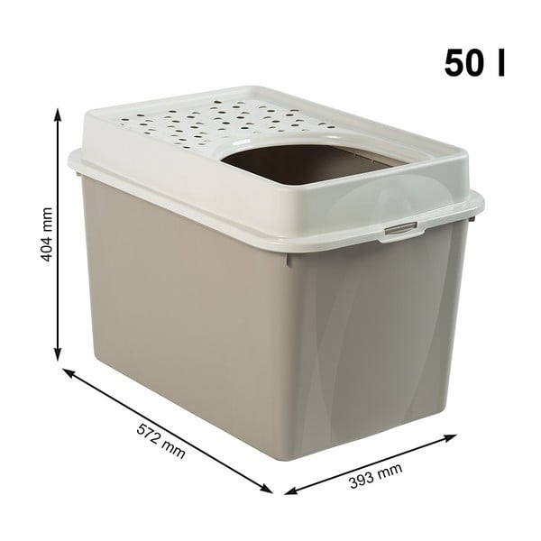 Котешка тоалетна 57,2x39,3 cm Eco Berty - Rotho-image-1