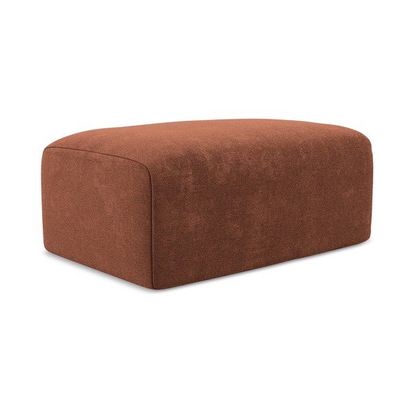 Теракотена шенилова табуретка Kona – Makamii-image-3