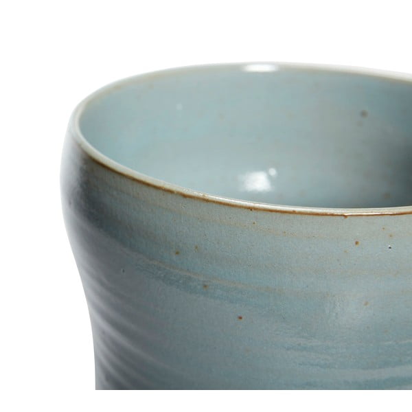 Комплект от 2 сини керамични саксии Tina - Hübsch-image-2