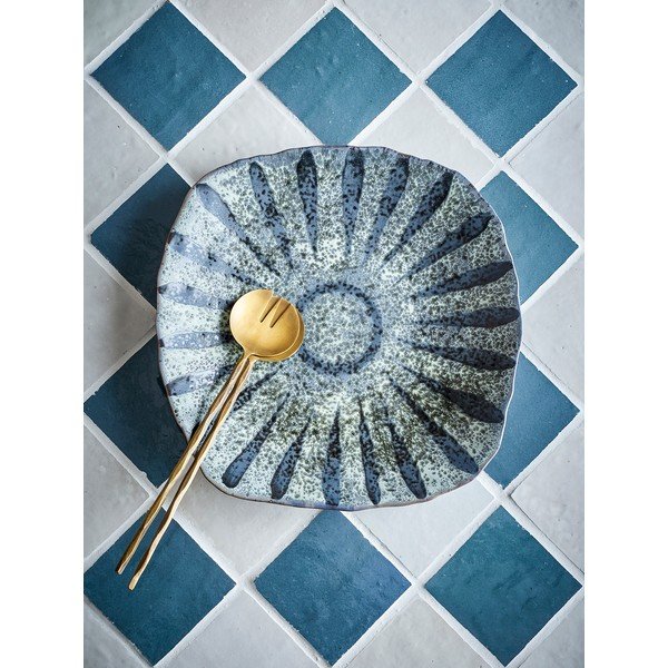 Сива глинена чиния за сервиране ø 32 cm Ramie – Bloomingville-image-1