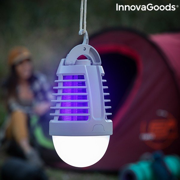Акумулаторен фенер за комари 2 в 1 - InnovaGoods-image-4