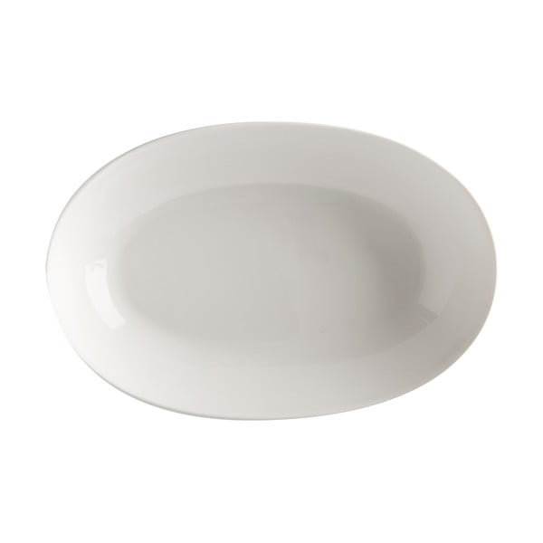 Бяла порцеланова дълбока чиния Basic, 30 x 20 cm - Maxwell & Williams