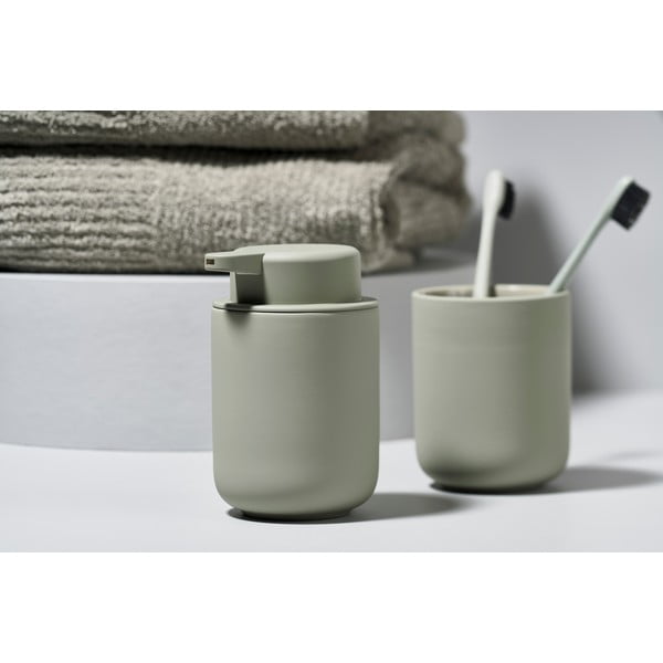 Зелен керамичен дозатор за сапун 250 ml Ume - Zone-image-1
