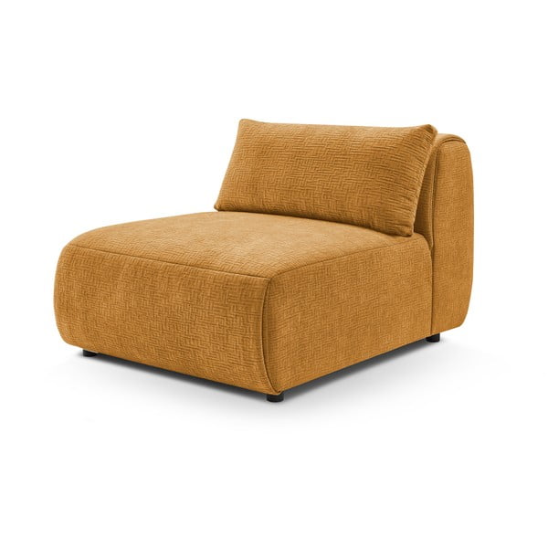 Модул за диван в цвят горчица Jeanne - Bobochic Paris-image-3