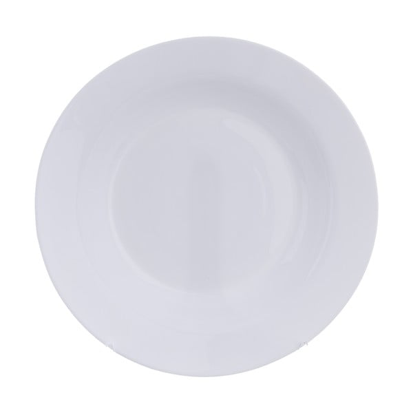 Бяла стъклена дълбока чиния , ø 29 cm Grangusto - Orion