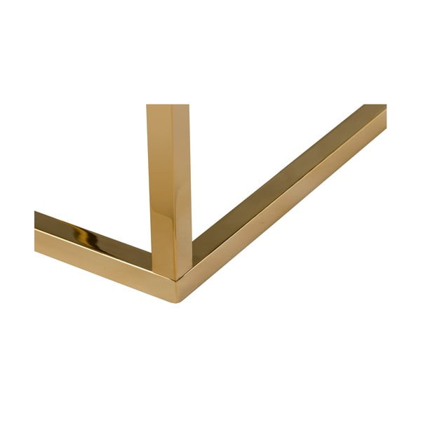 Бяла мраморна маса със златна основа, 50 x 50 cm Accent - RGE-image-2